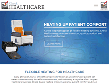 Tablet Screenshot of checkhealthcare.com